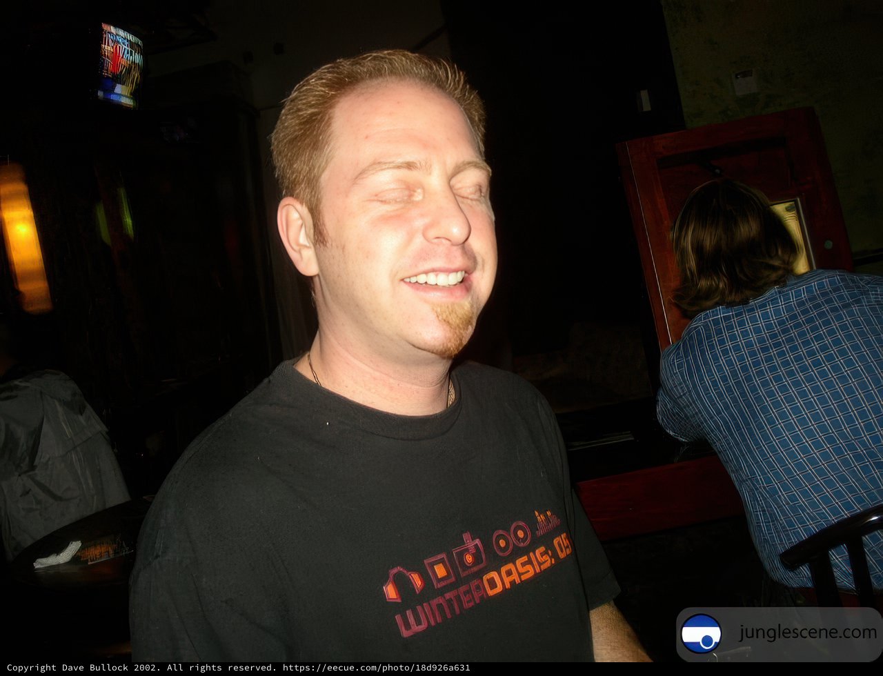 Smiling Randy in Black T-Shirt