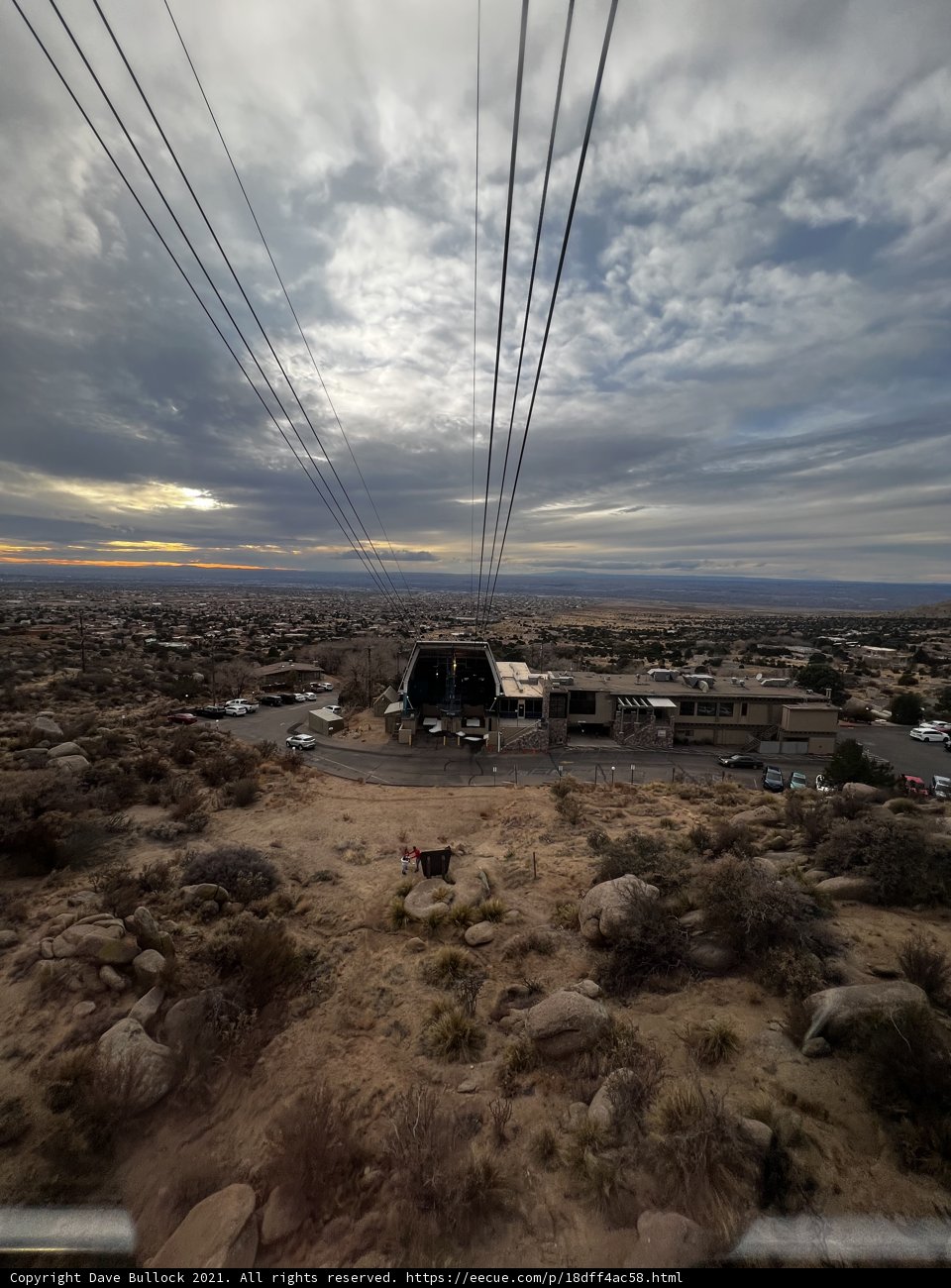Cable Car Ride Over the Desert