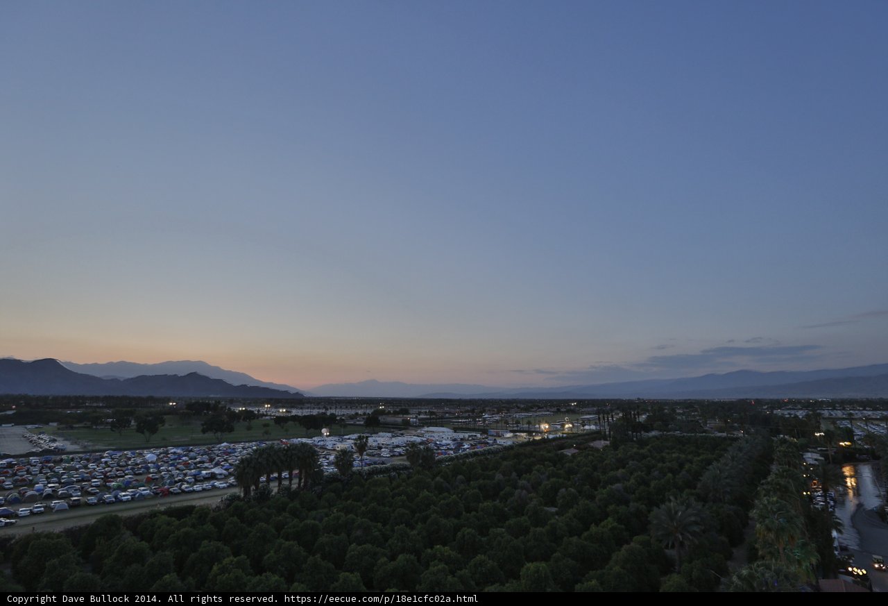 Cityscape Sunset from Hilltop
