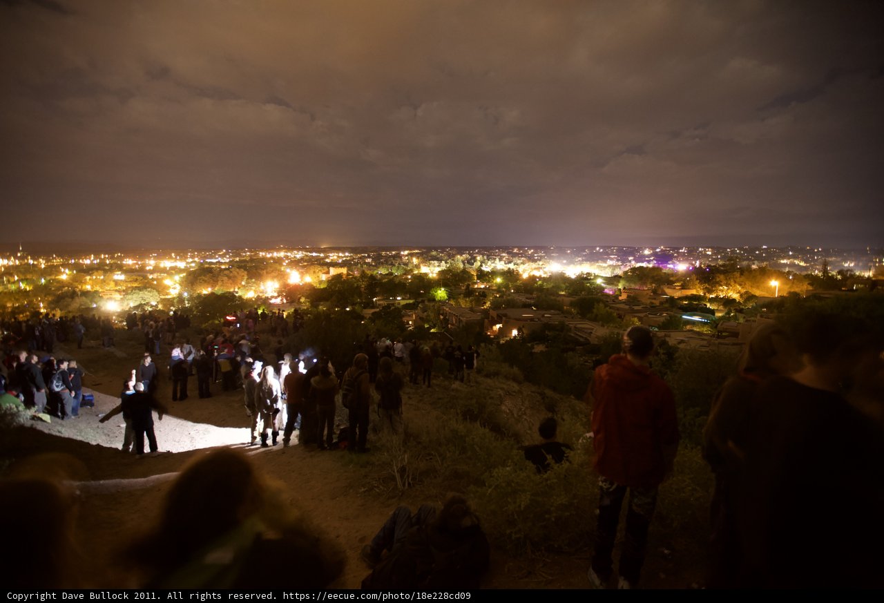 Nighttime Vigil on the Santa Fe Hill