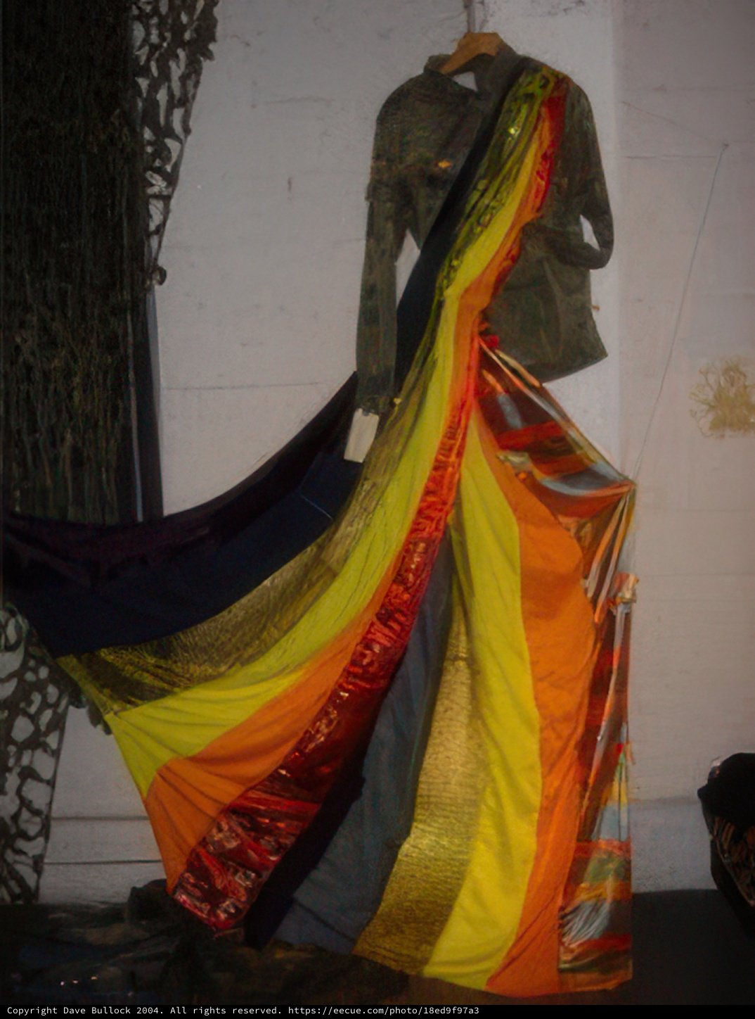 Vibrant Sari Dress