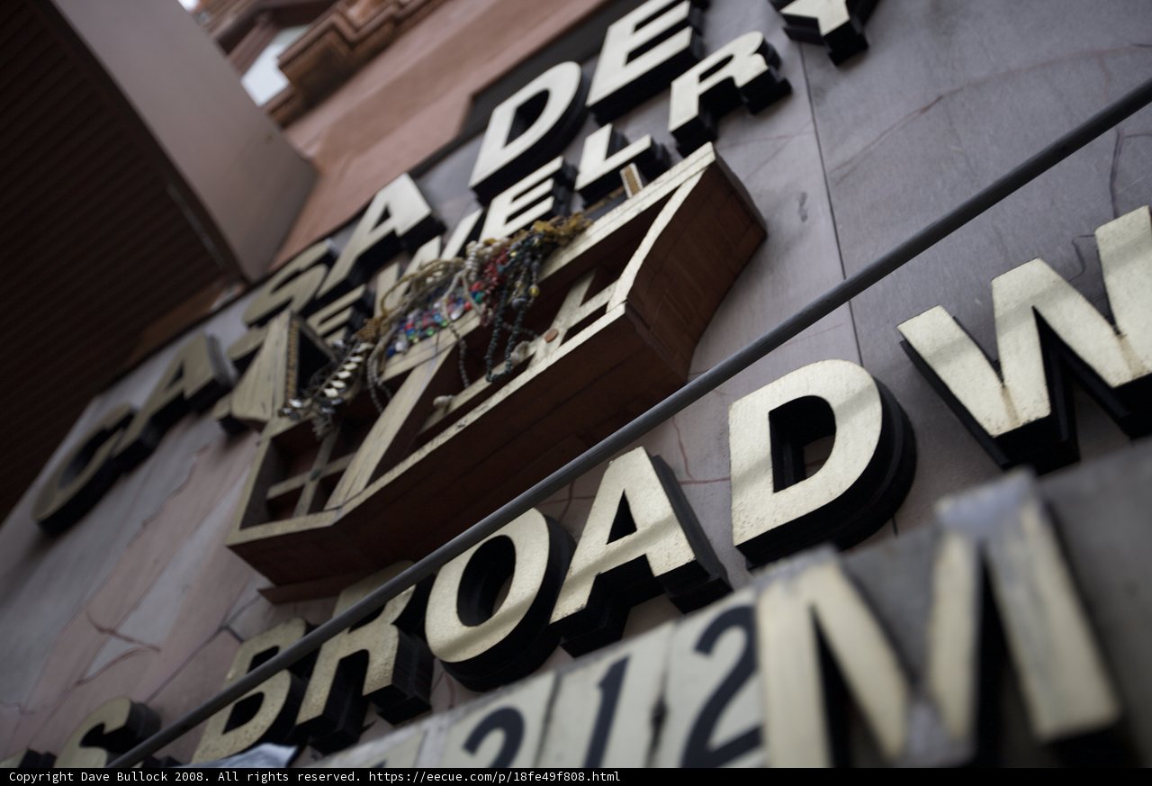 The Broadway Theater Sign