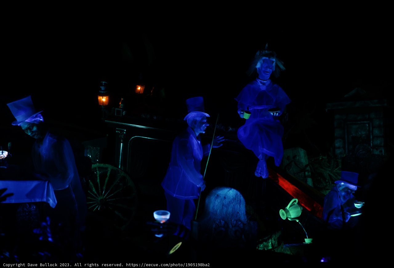 Ghostly Ghouls Light Up the Night at Disneyland Magic Kingdom Parade