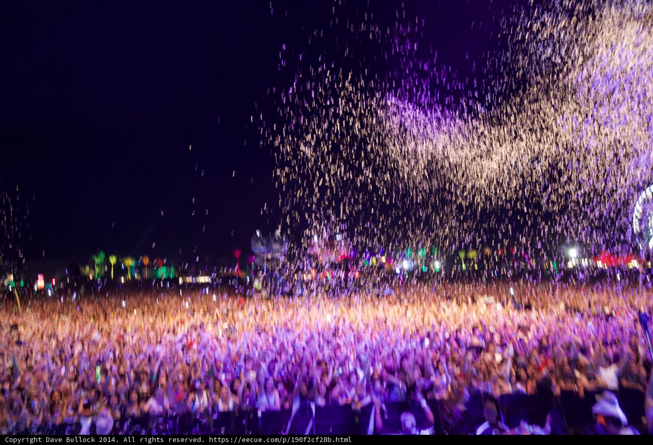 Confetti Chaos at Coachella