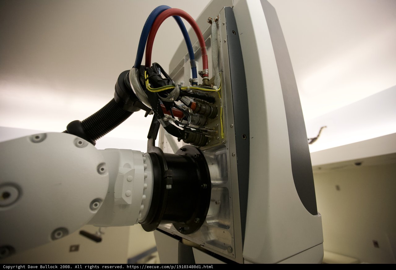 Robot Holding Electrical Device