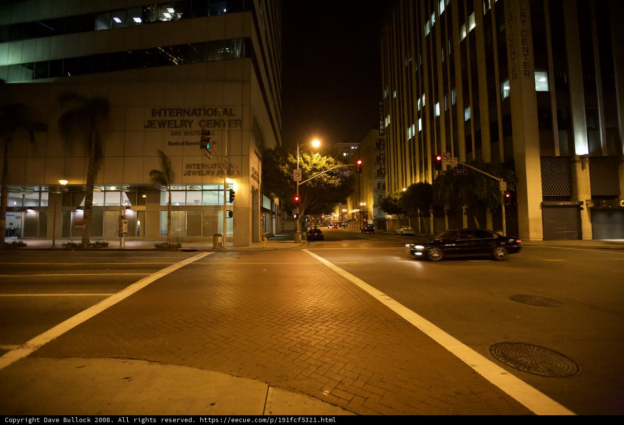 Nighttime Drive in the Urban Metropolis