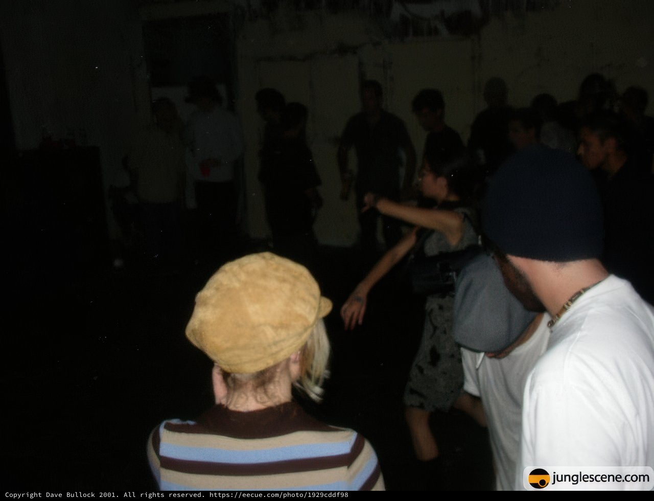 Nightclub Crowd Sporting Hats and Accessories