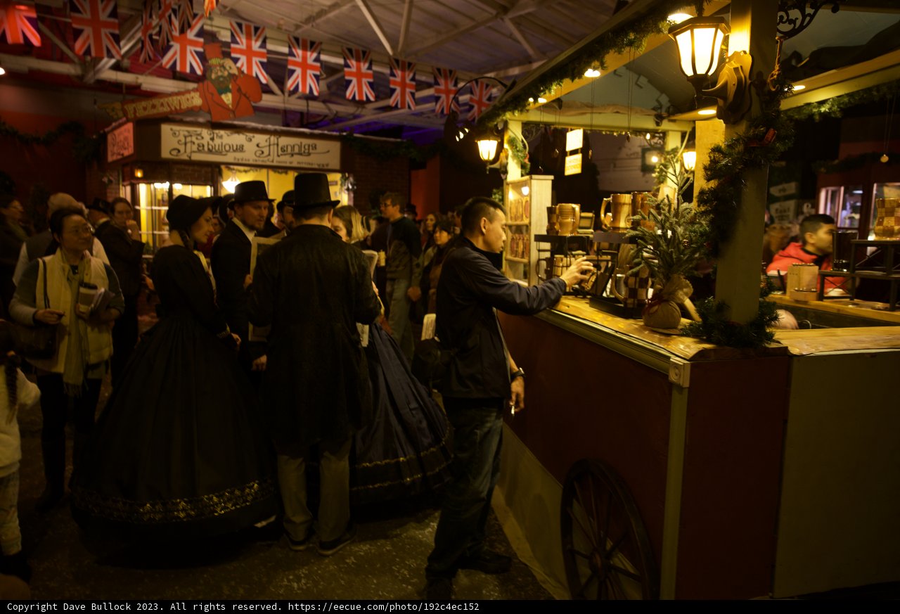A Merry Evening at the Dickens Christmas Fair 2023