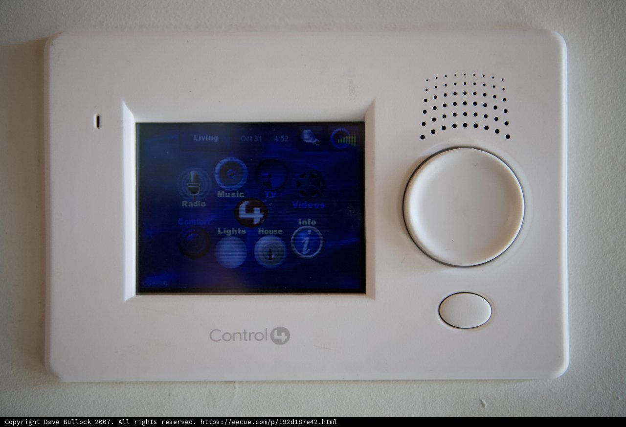 Control Panel for LivingHome Electronics