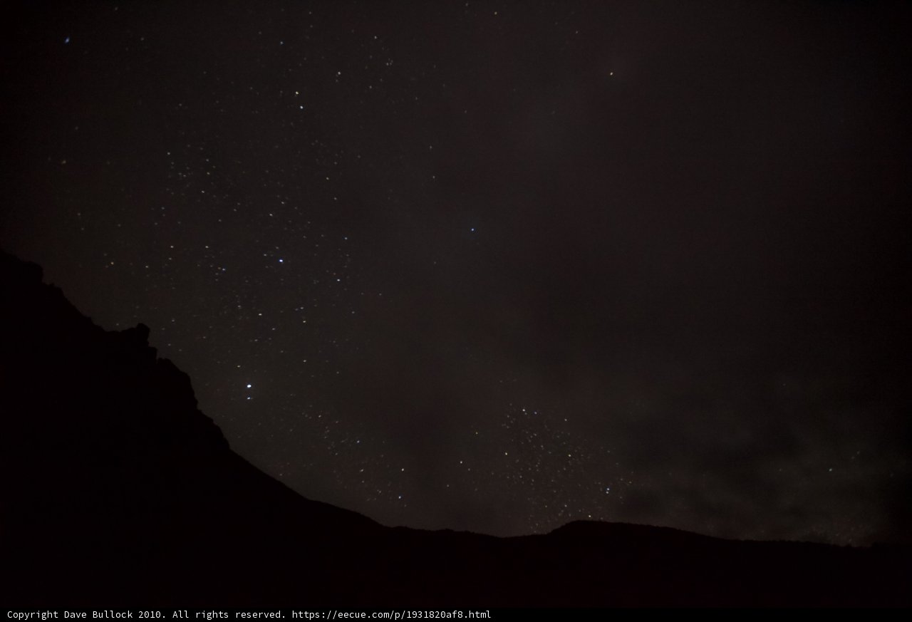 Starry Night Sky