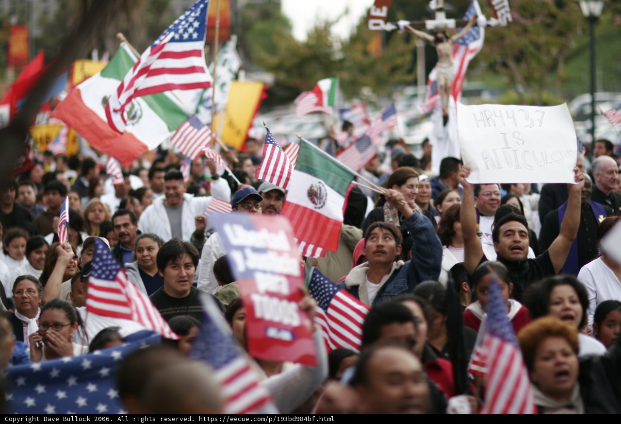 Patriotic Crowd