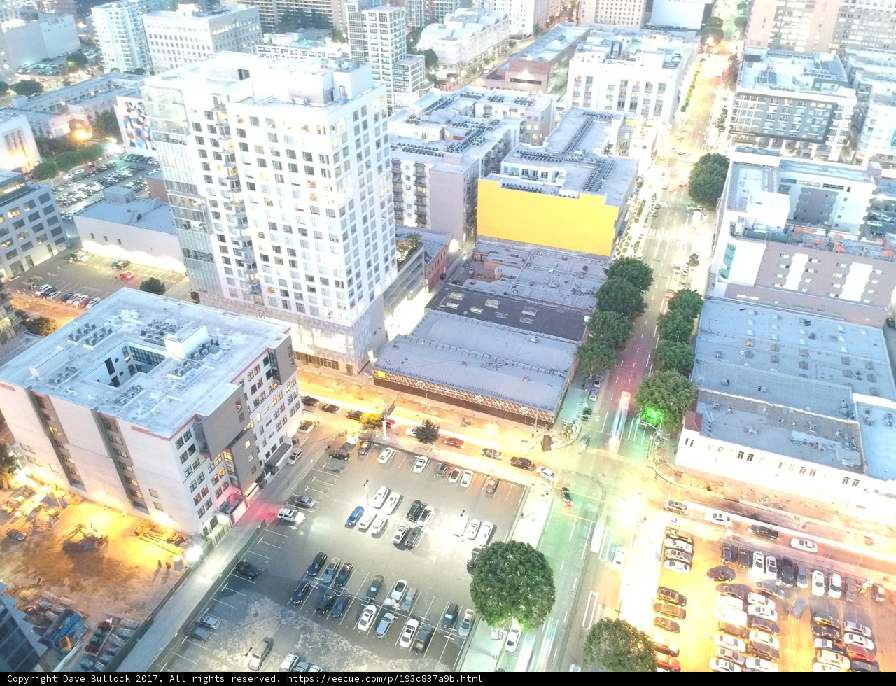 City Street View from Above