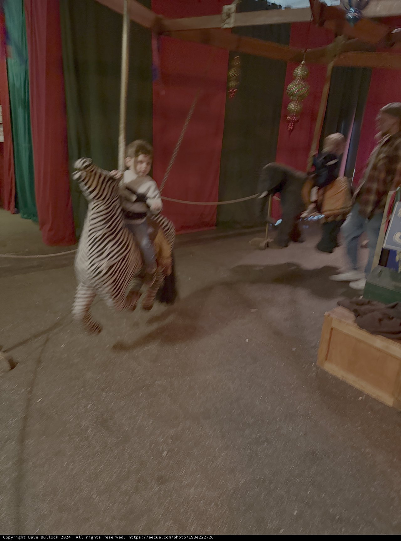Dynamic Motion Blur in Colorful Temple Setting