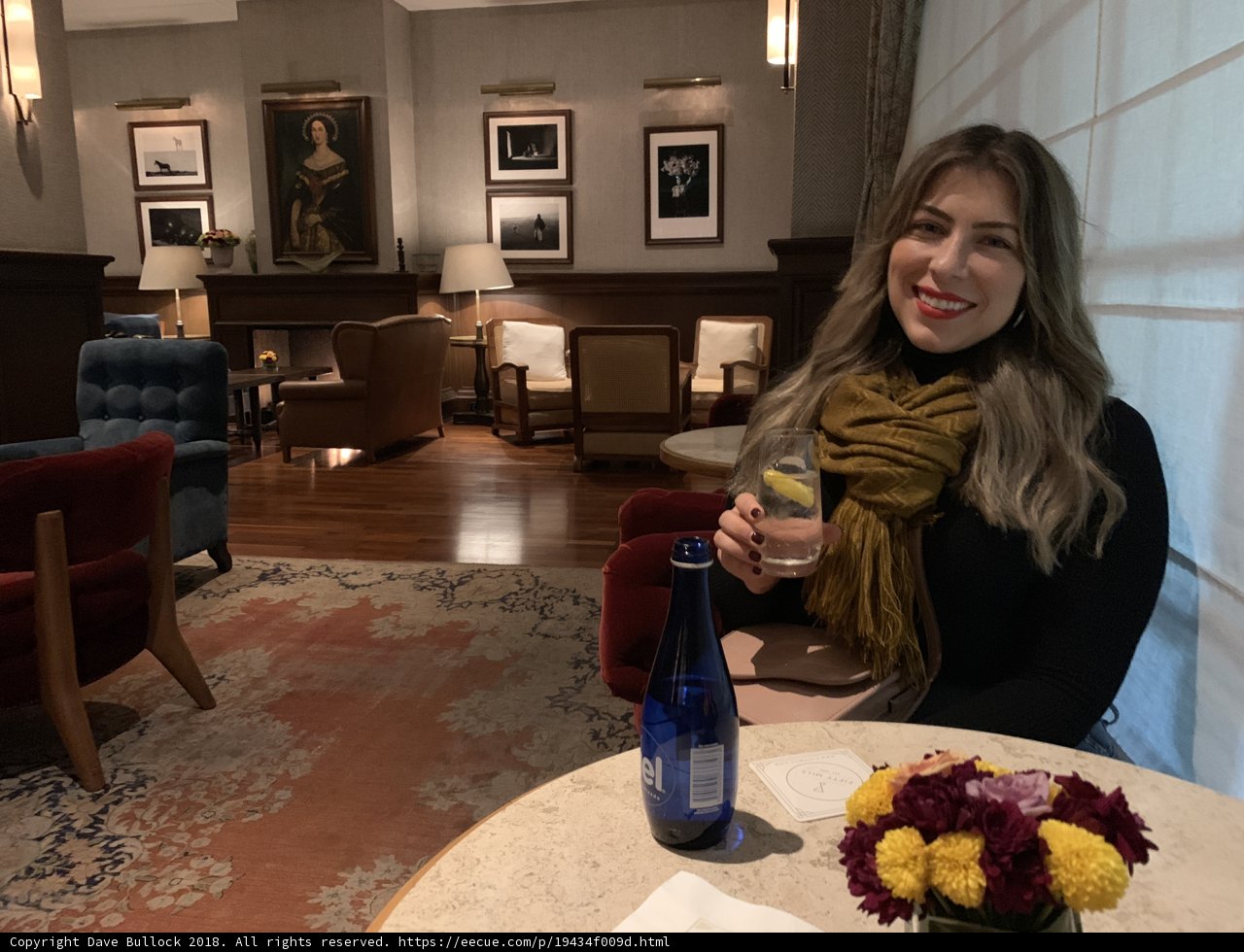 Rustic Living Room Wine Night