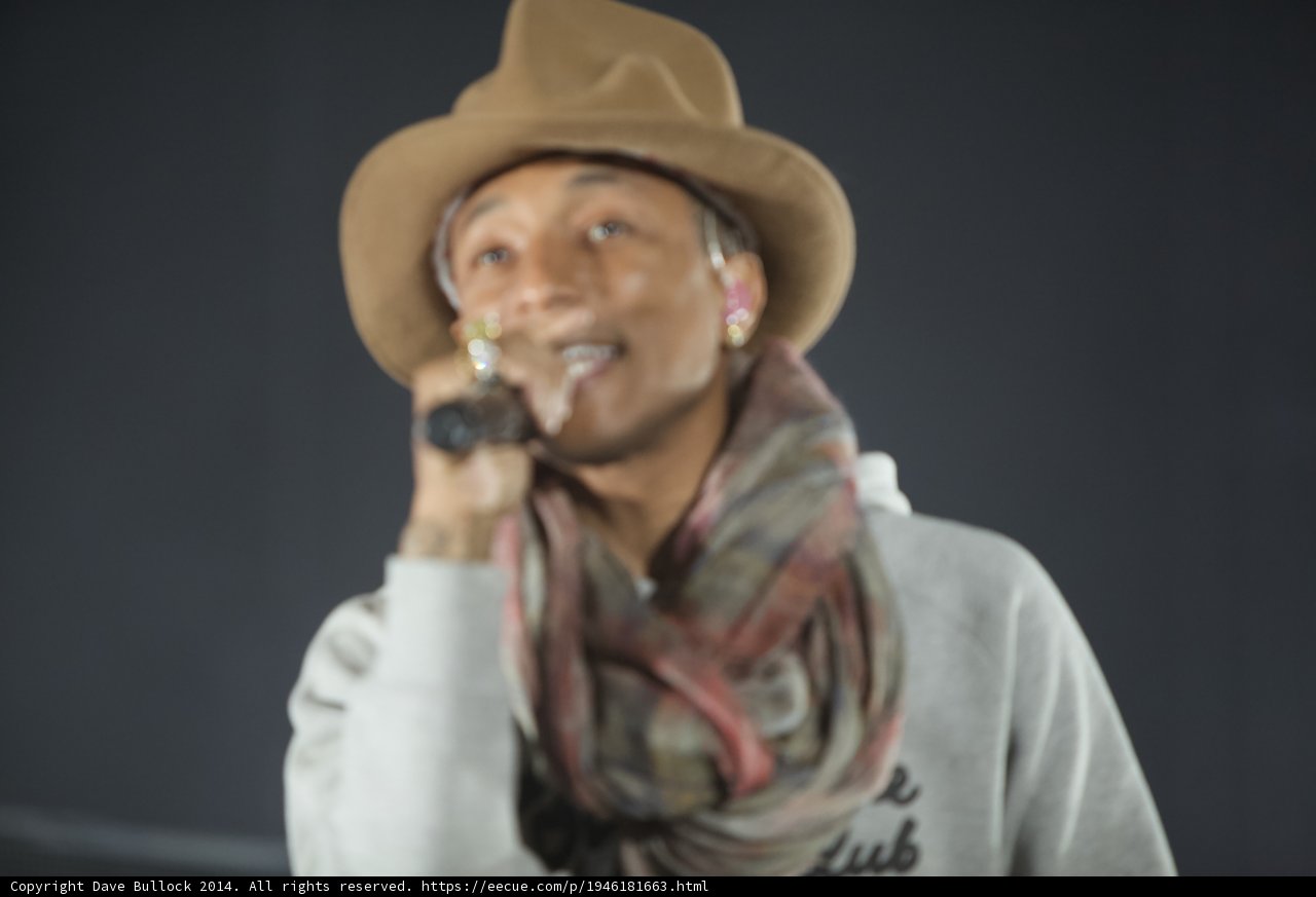 Pharrell Rocks London with His Cowboy Hat