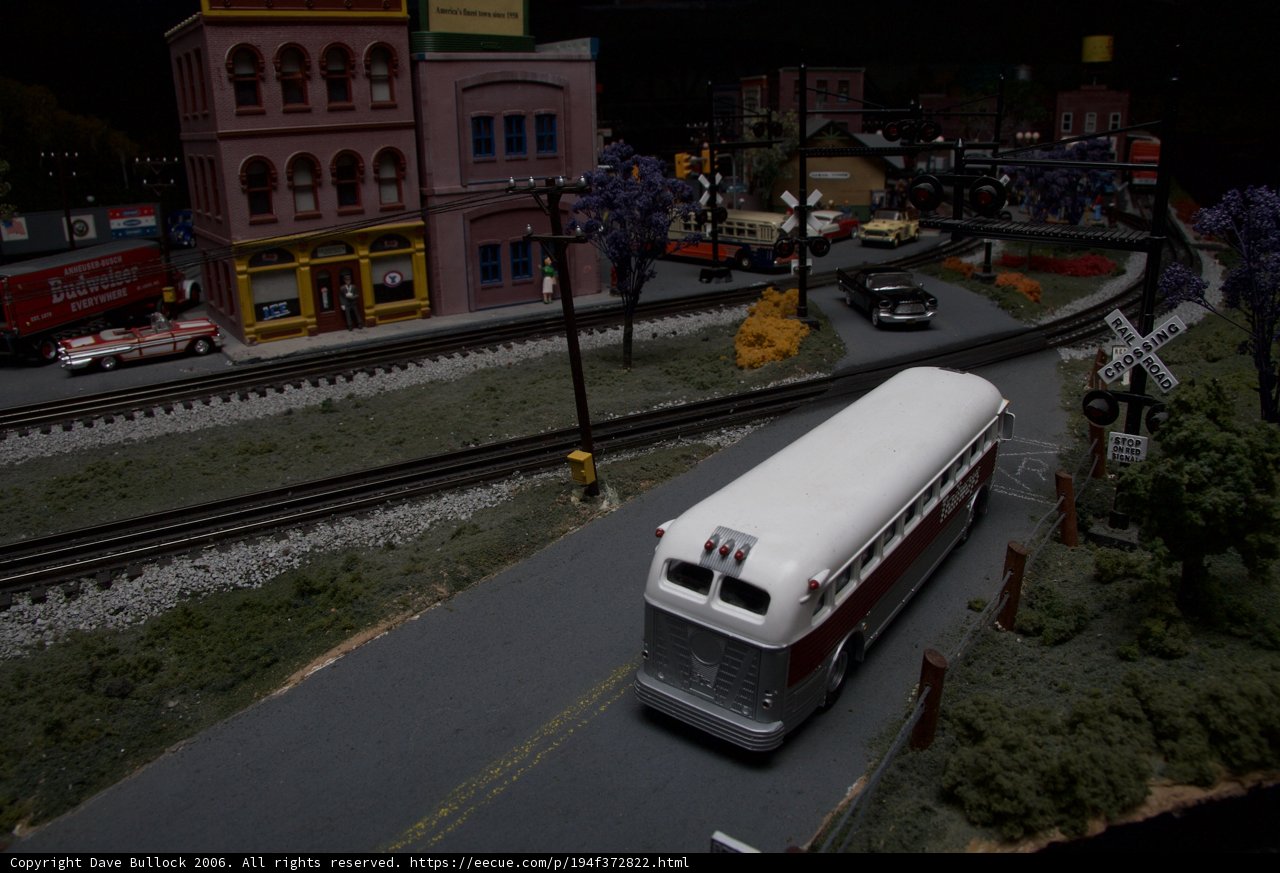 Toy Train Takes on Traffic