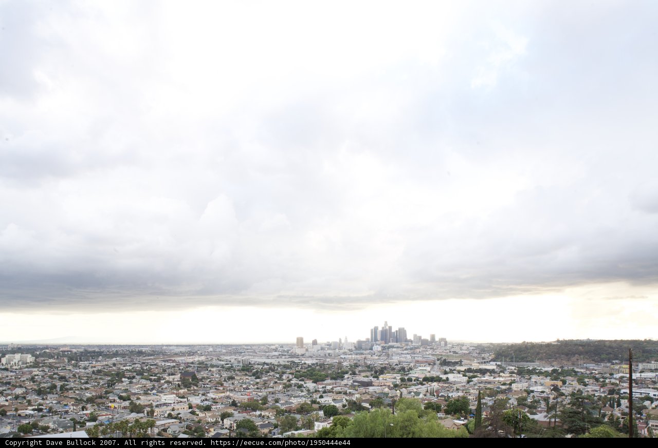 Cityscape Under a Moody Sky