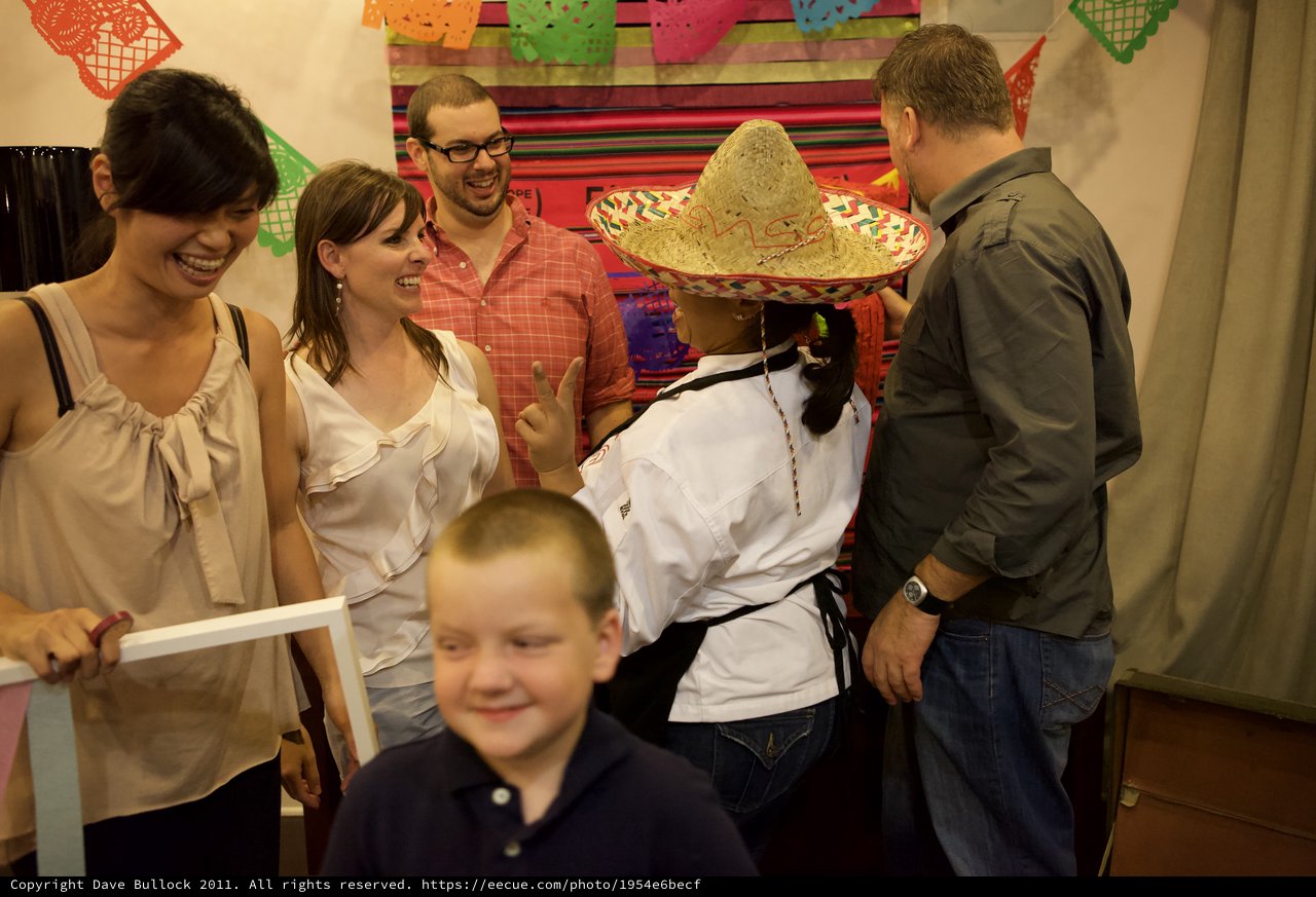Festive Fiesta Celebration with Sombrero-Wearing Chef