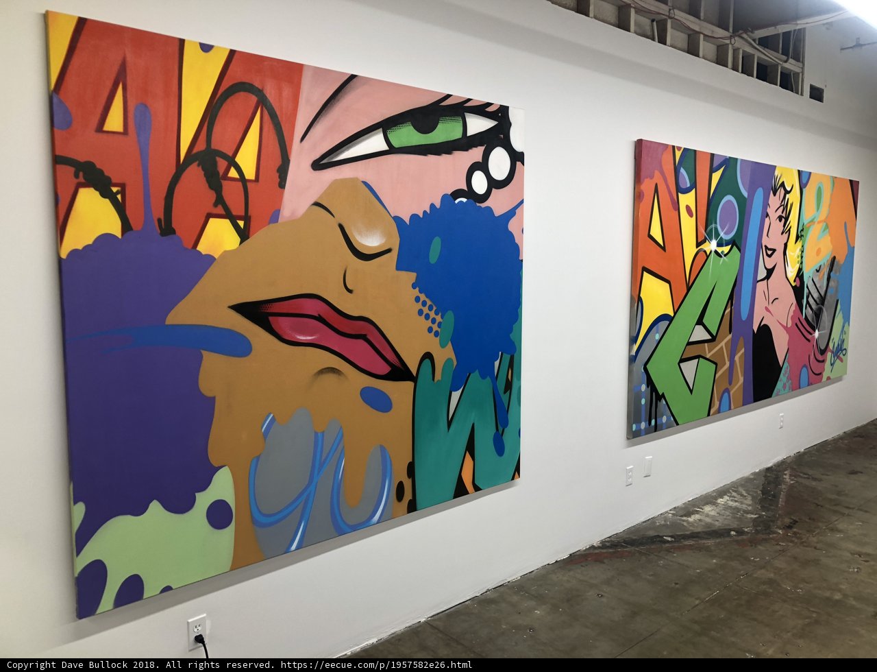 Graffiti Art Takes Over Traditional Paintings in Los Angeles