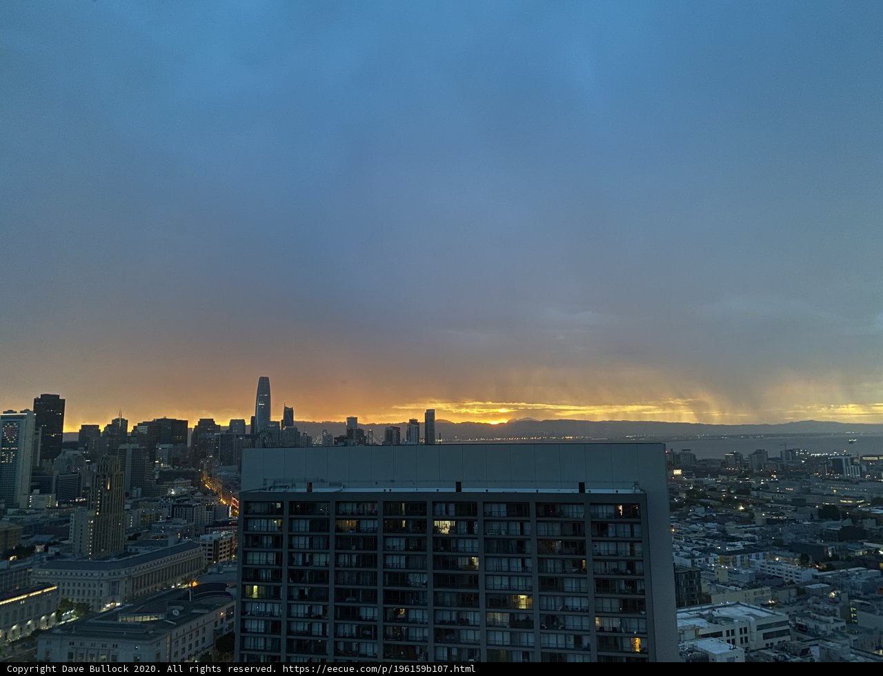 San Francisco Cityscape at Sunset