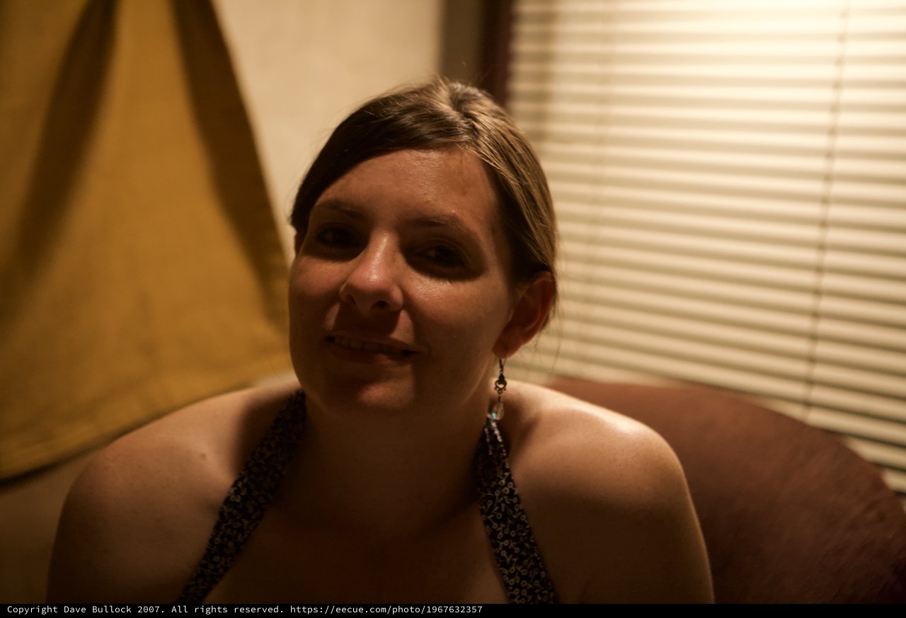 Young Woman at Coachella Festival Indoor Setting