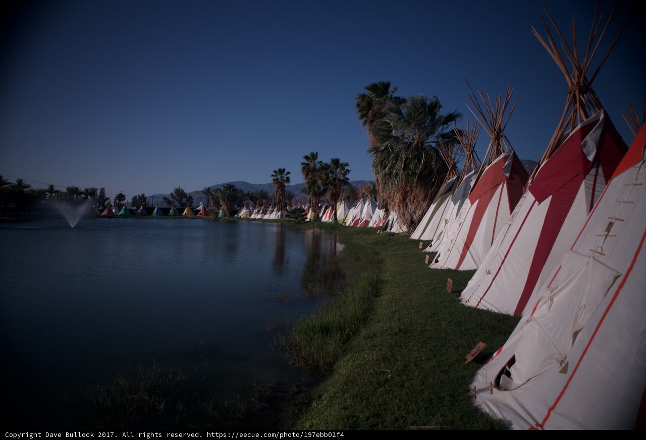 Teepees by the Lake