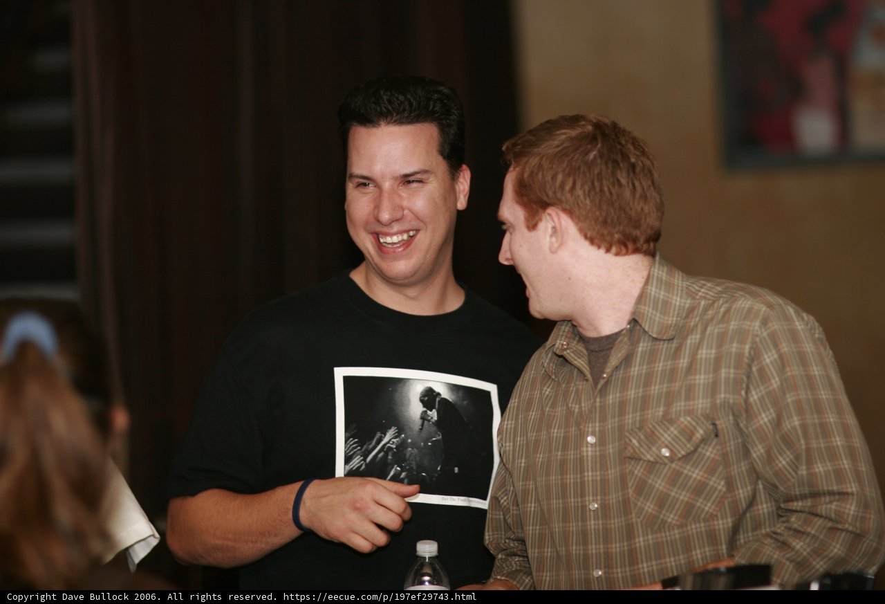 Rob G rocks a black tee