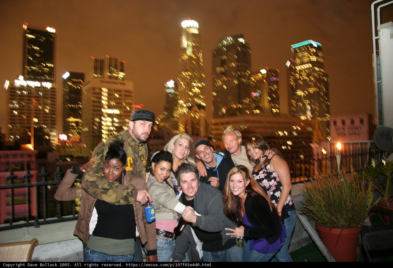 Urban Wedding Party at Night