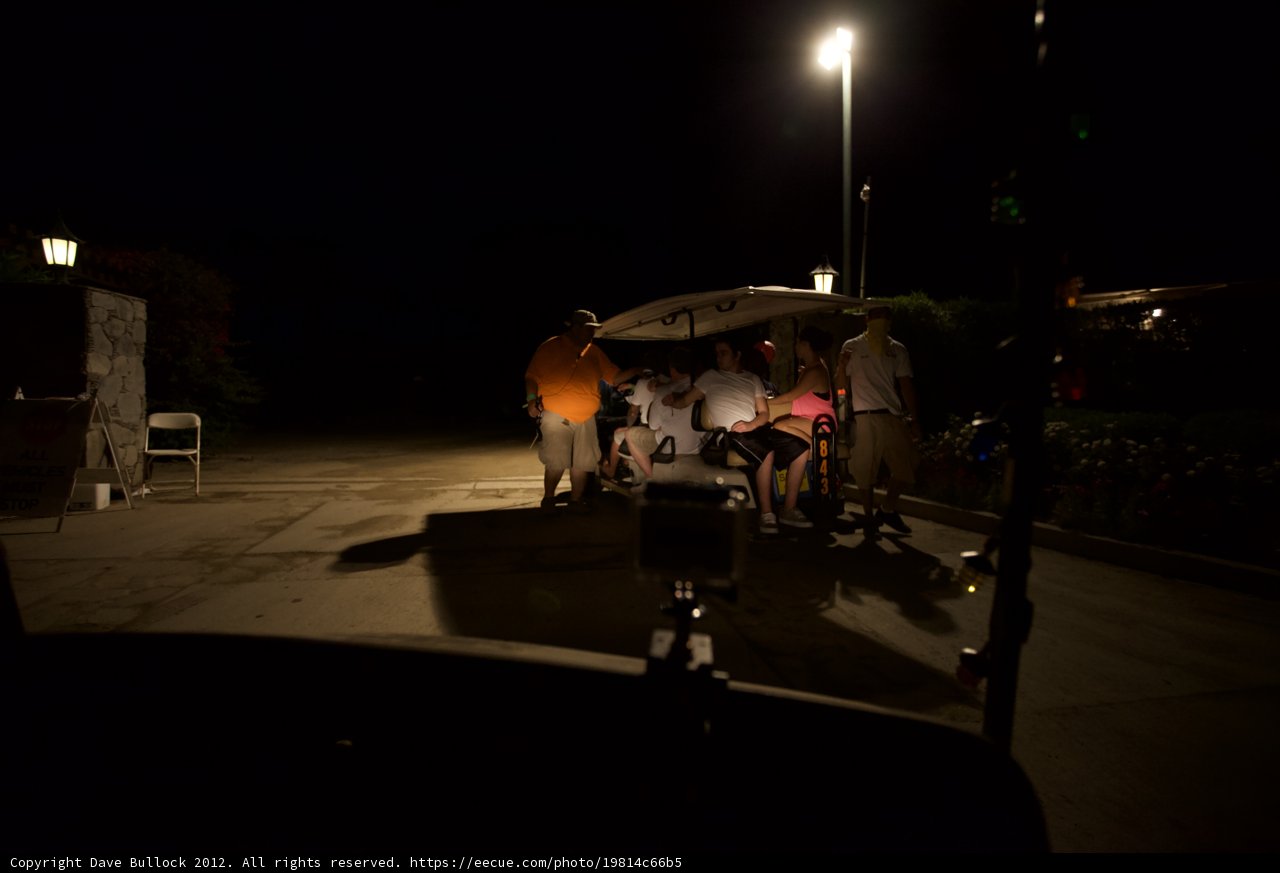 Nighttime Umbrella Crew