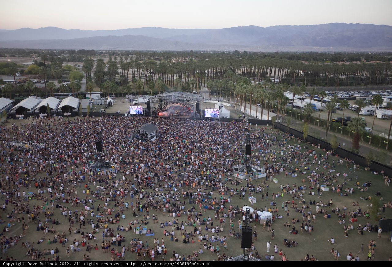 High Above the Concertgoers