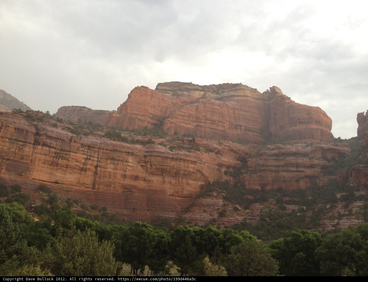 Majestic Rock Formation in Coconino National Forest