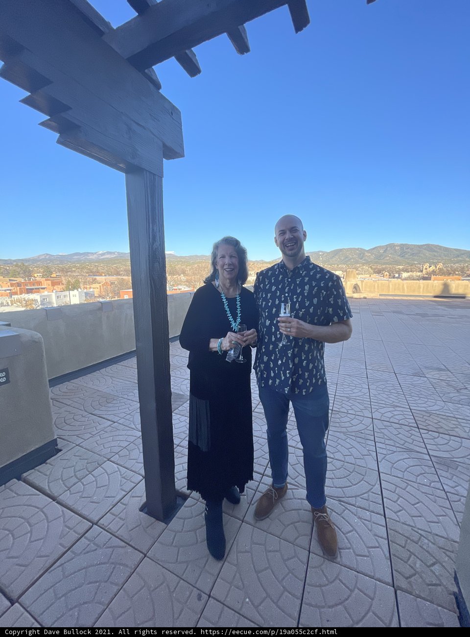 Rooftop View in Santa Fe