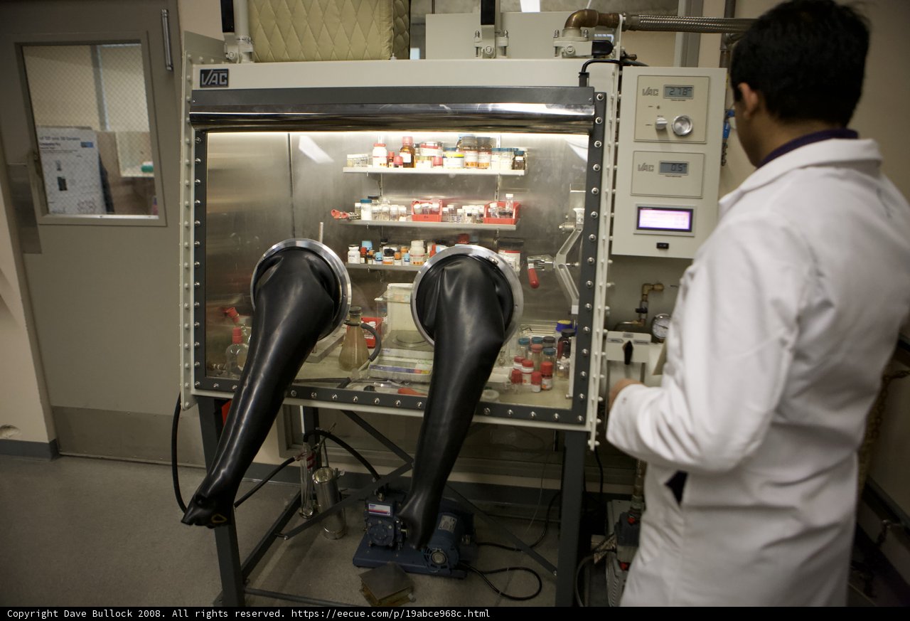 The Lab Coated Scientist in Action