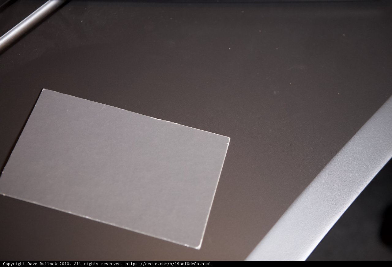 Aluminum Sticker on Car Hood