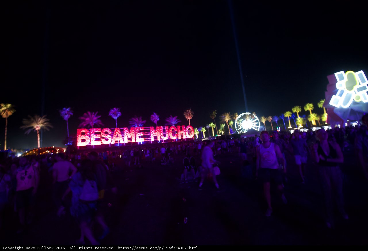 A Night of Music and Lights at Coachella Festival