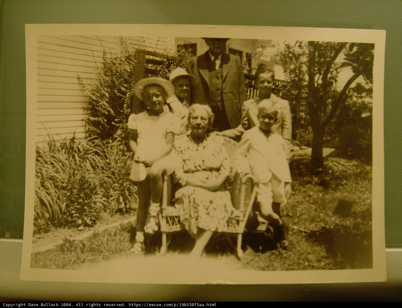 Family Portrait on a Bench