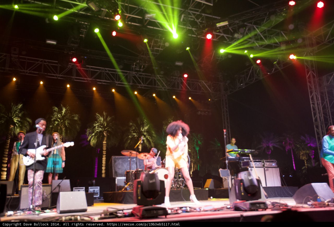 Stage Lights and a Rocking Crowd