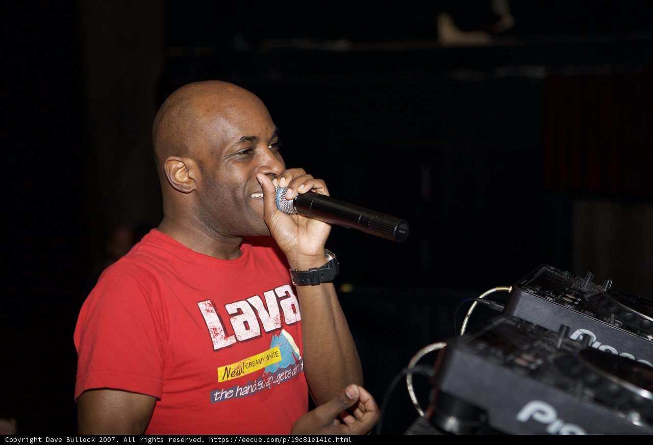 MC Q steals the show with his trusty microphone