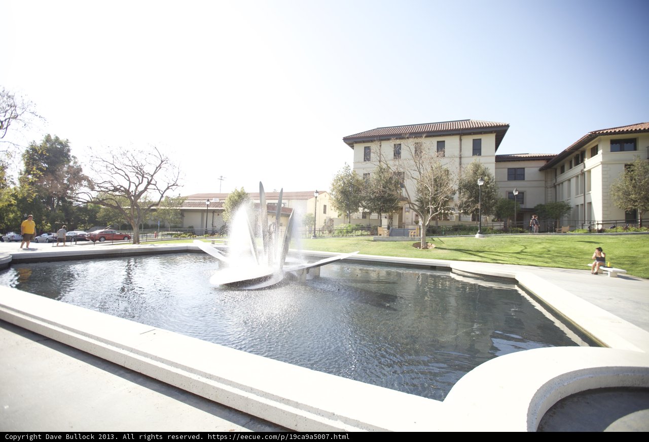 Fountain in front of a Luxurious Resort