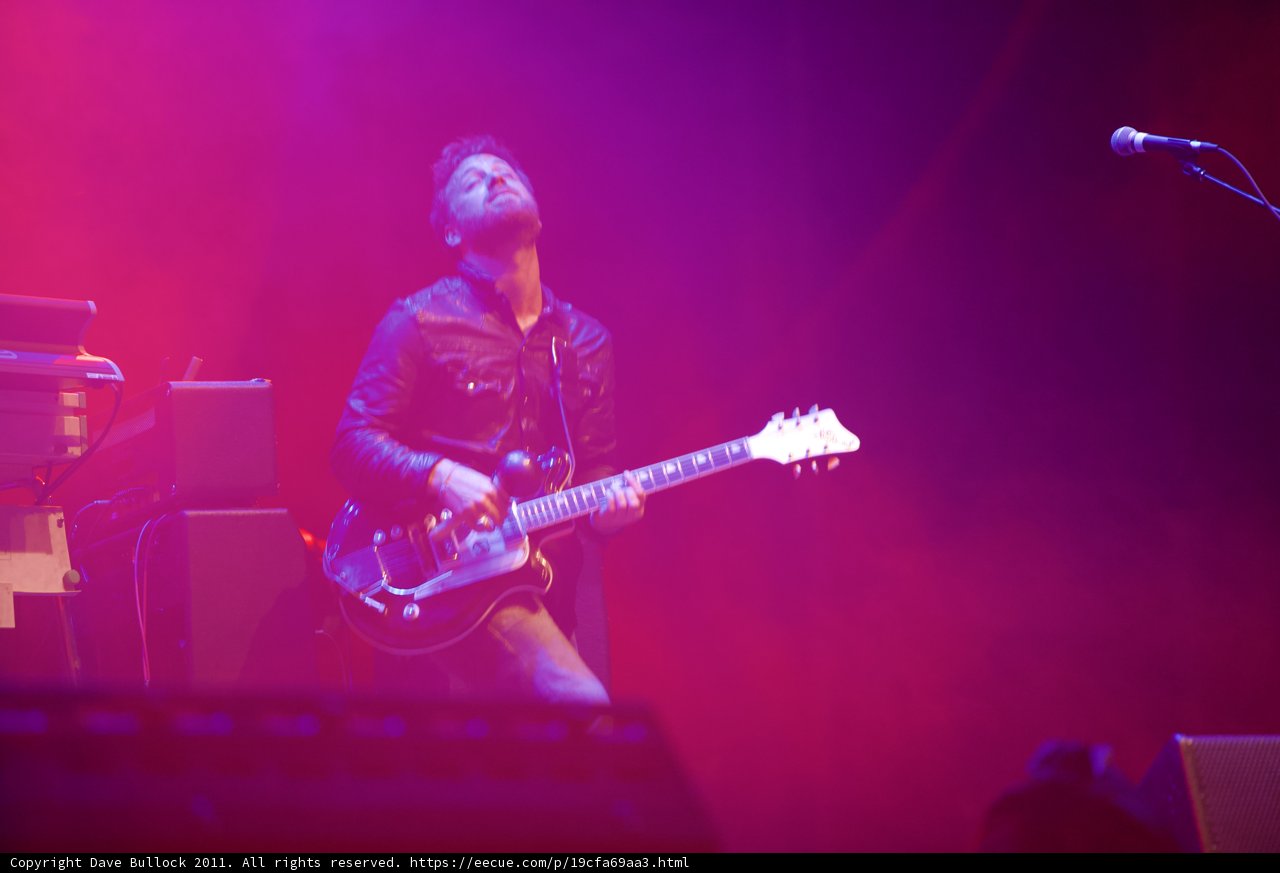 Dan Auerbach Rocks the Stage with his Electric Guitar