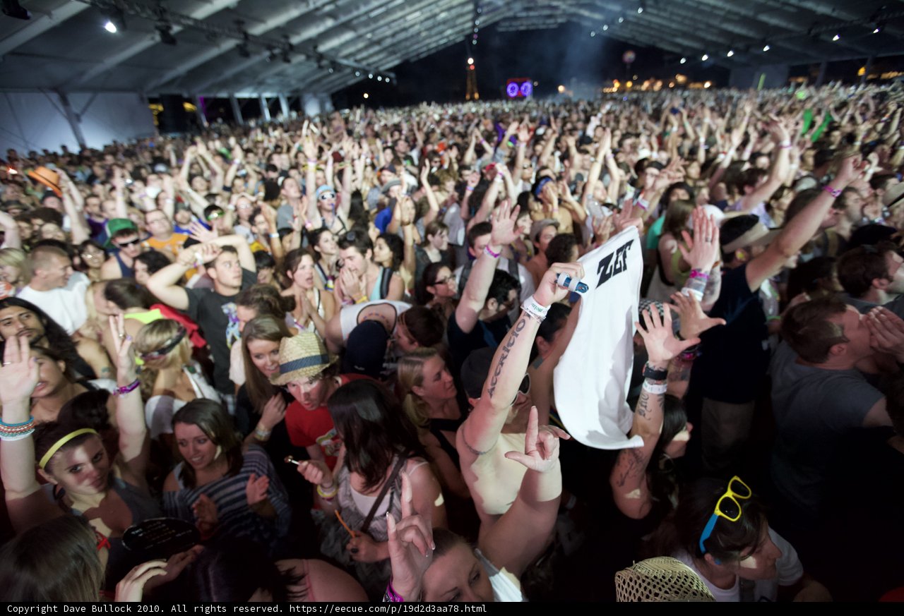 Hands up at Coachella