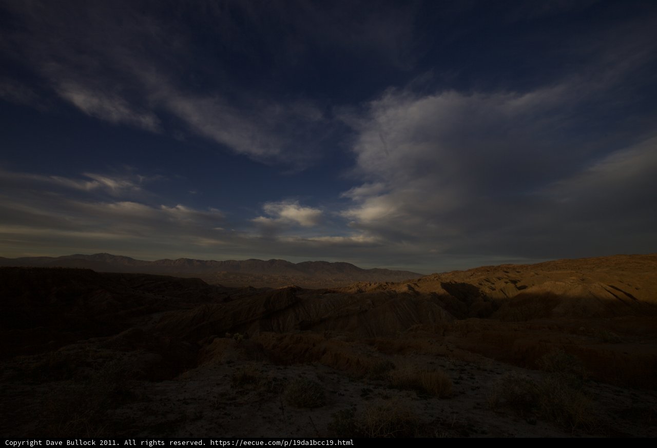 Stormy Skies over Anza Borrego Desert