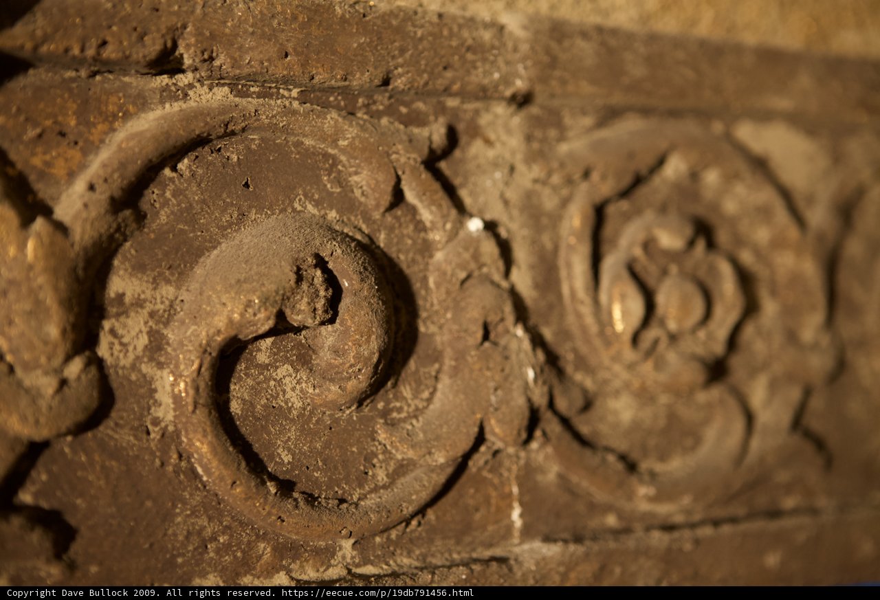 Ancient Carvings Adorn the Building Walls