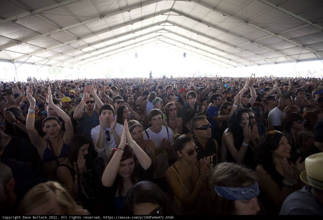 Electrifying Crowd at Coachella 2012