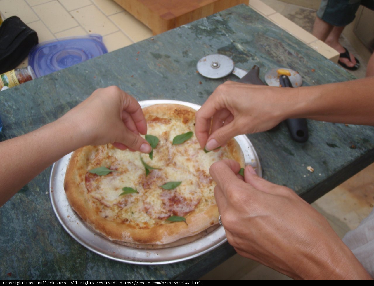 Pizza Party Plate Placement