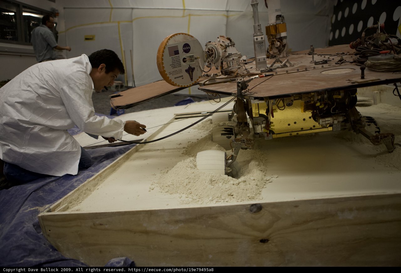 Working on the Mars Rover Machine