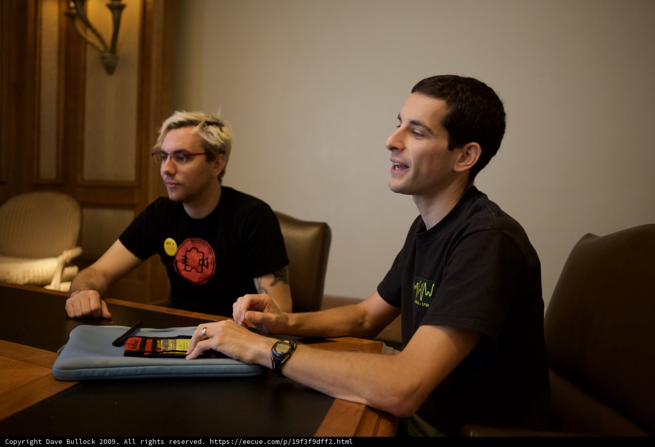 Two Men Hard at Work