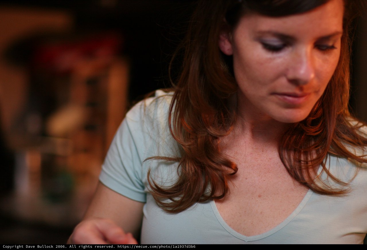 Penelope Lost in Thought in Warm Light
