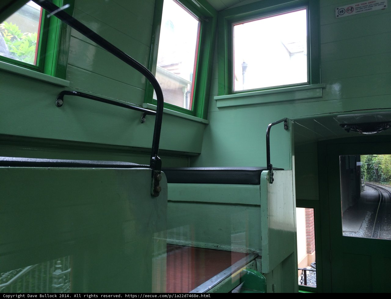 Inside the Train Car at Disneyland Park