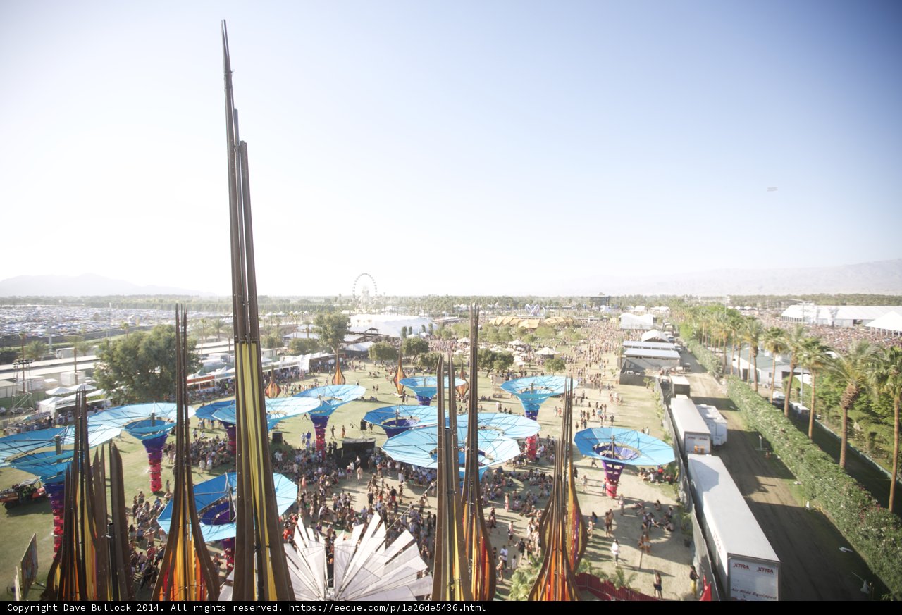 Coachella Crowd From Above